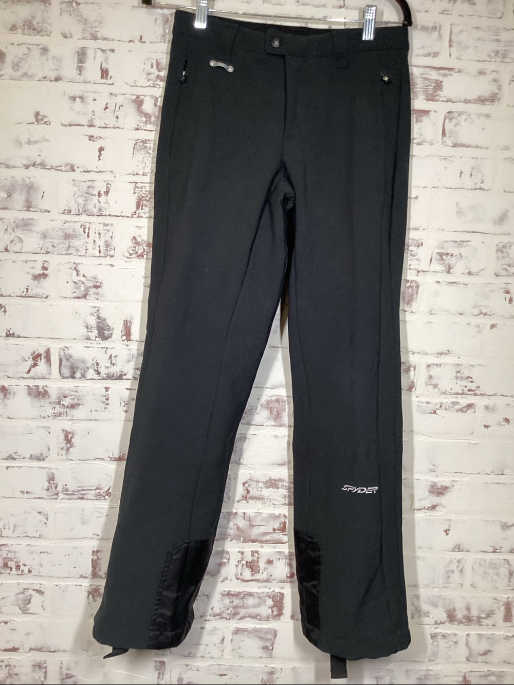 Women’s Spyder XTL Black Fleece Lined Ski Pants Size 4